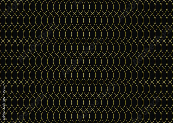 Fototapeta Ellipses Gradient Color Pattern design on Black Background