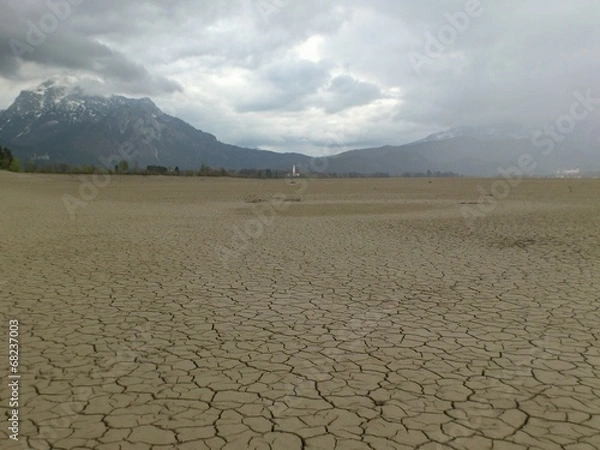 Obraz See ohne Wasser