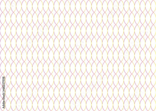 Obraz Ellipses Gradient Color Pattern design on White Background