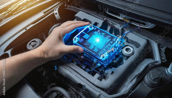 Obraz Blackbox, Event Data Recorder ab Juli 2024 Vorschrift für Neuwagen