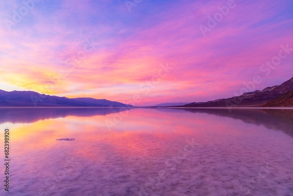 Obraz sunset over lake 