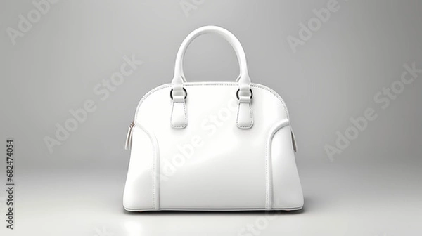 Fototapeta 3d rendering of a purse handbag against a neutral background