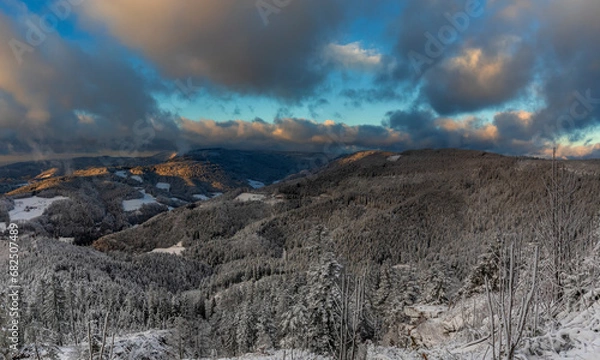 Obraz Der Winter herrscht über den Schwarzwald