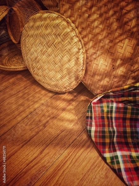 Obraz handmade  wooden craft background