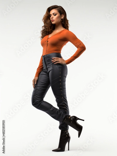 Obraz cutout of a model doing model poses