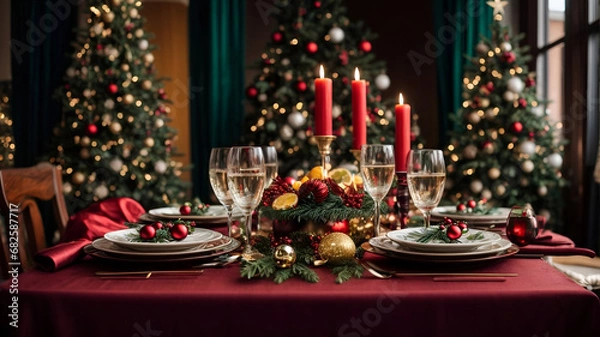 Obraz Christmas Dinner Charm