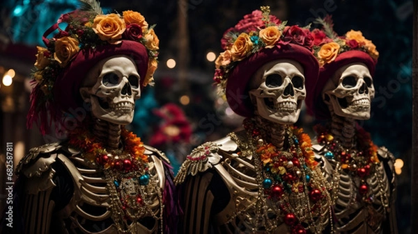 Obraz Floral Crowns and Bone