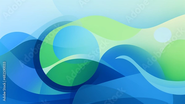 Fototapeta abstract background with waves