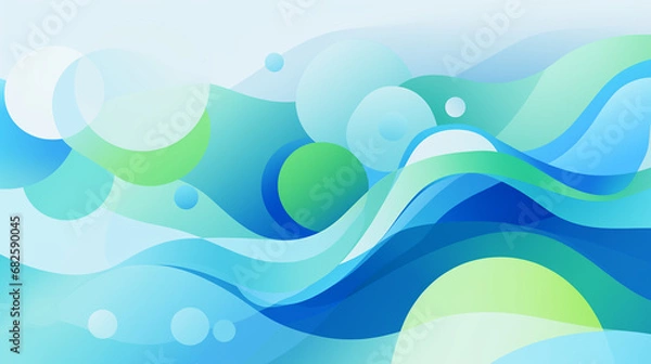 Fototapeta abstract background with circles