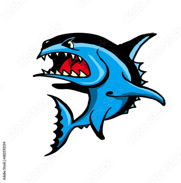 Obraz Angry Tuna Fish