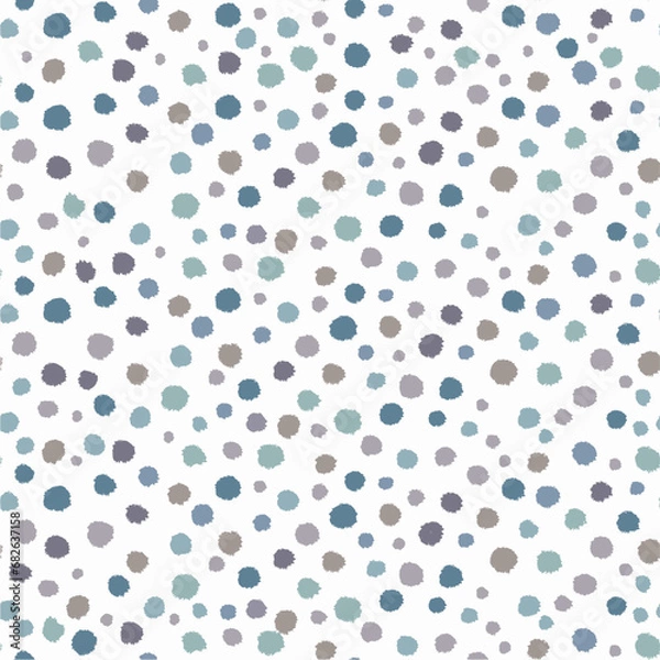 Obraz seamless pattern with blue dots