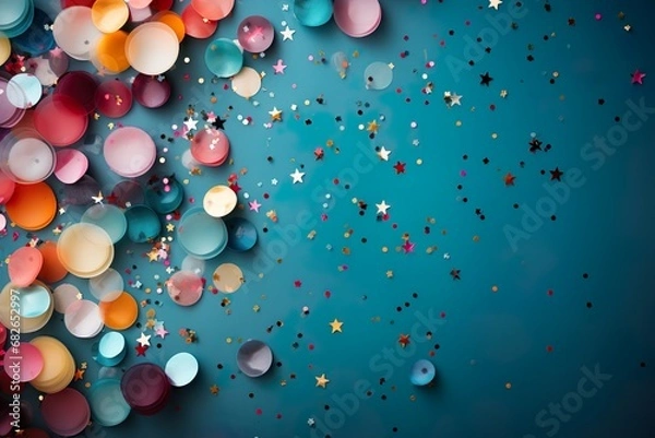 Obraz Happy new year celebration background frame with copy space 