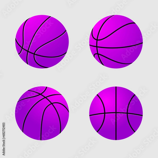 Obraz Basket Ball Vector Image And Illustration