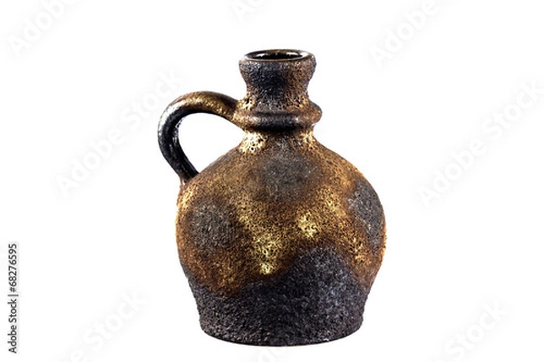 Obraz old metal vase