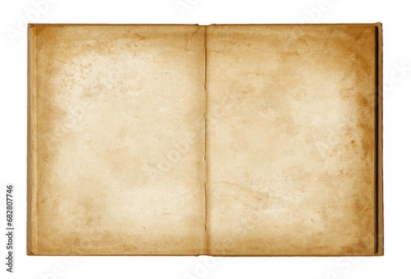 Fototapeta old grunge open notebook