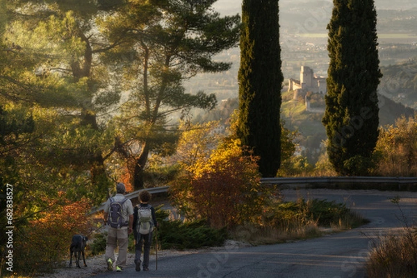 Obraz Trekking sul Monte Subasio Assisi