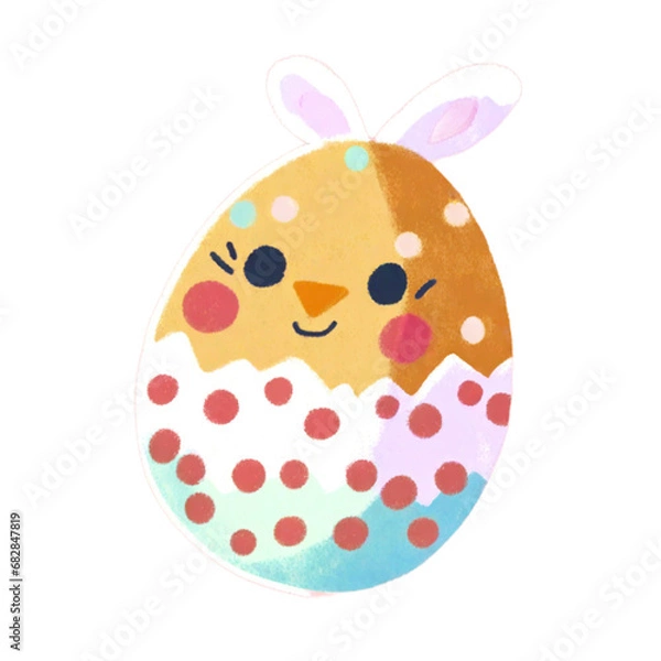 Obraz happy easter eggs