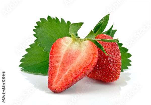 Obraz Truskawki na białym tle