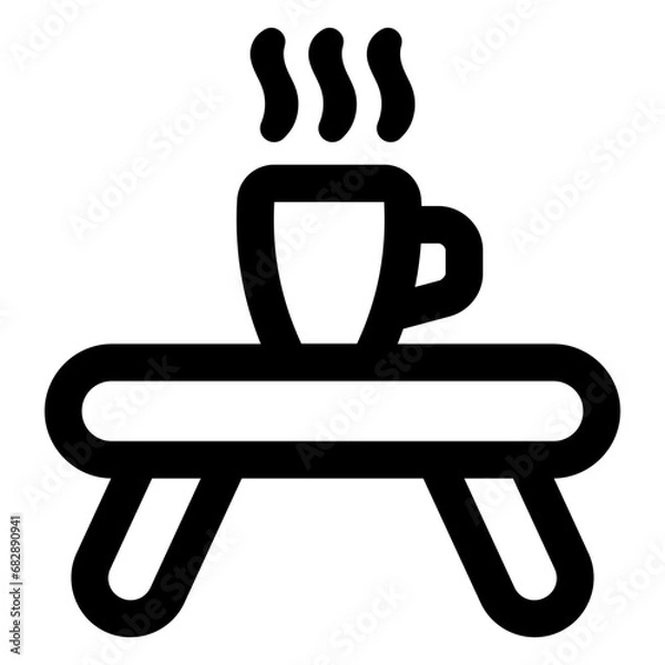 Fototapeta coffee table