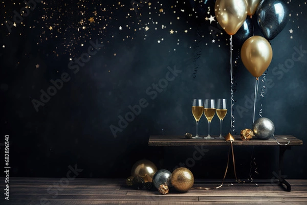 Fototapeta New Year Decorative Background Images
