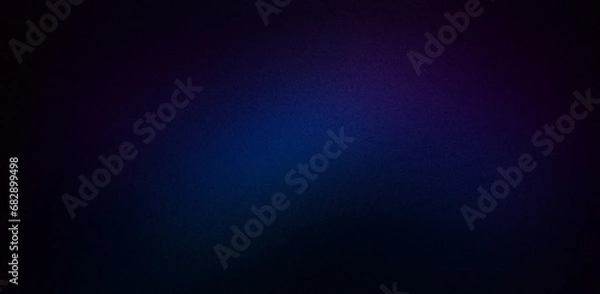 Fototapeta Dark blue purple abstract unique blurred grainy background for website banner. Large, wide template, pattern. Color gradient, ombre, blur. Desktop design. Defocused, colorful, mix, bright, fun pattern