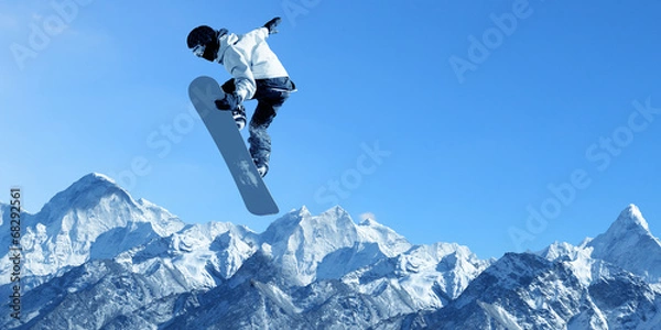 Fototapeta Snowboarding sport