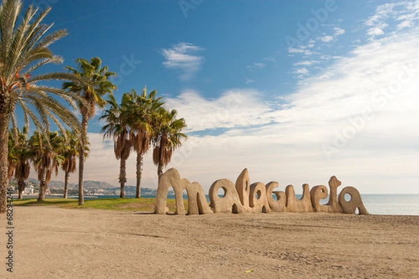 Obraz Coastline at Malaga