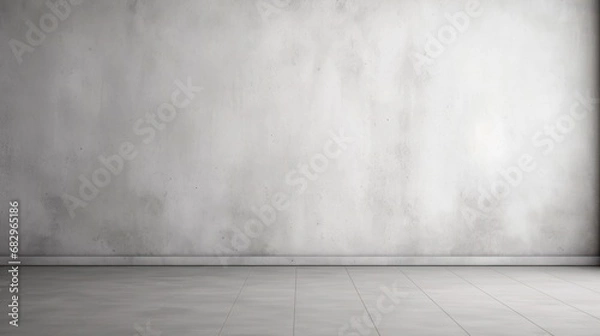 Fototapeta Texture of old gray concrete wall for background.