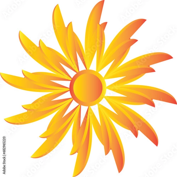 Fototapeta Circular pattern in the form of mandala for Henna, Mehndi, tattoo, decoration. Decorative ornament in ethnic oriental style.