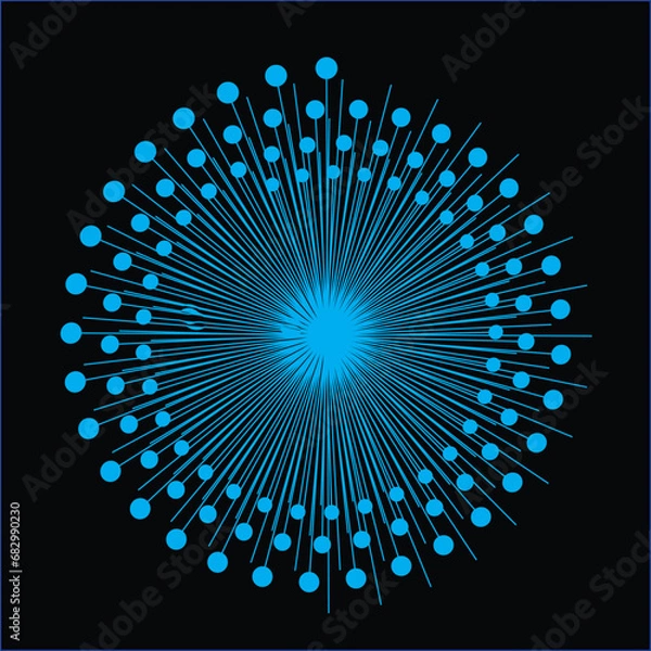 Fototapeta abstract blue background