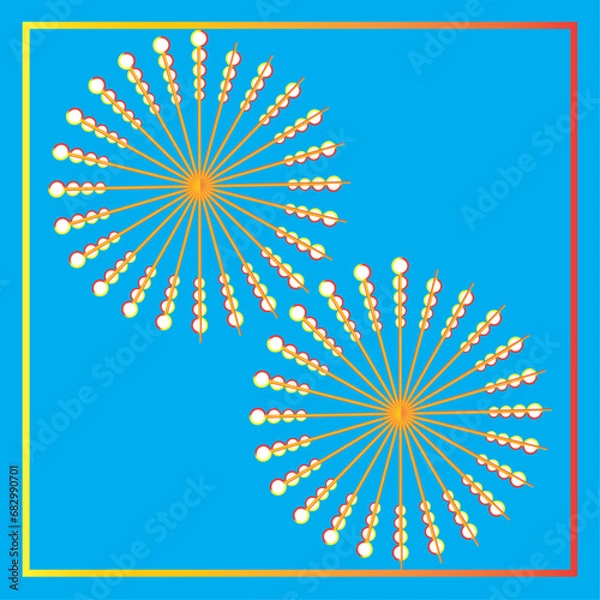 Fototapeta background with sun