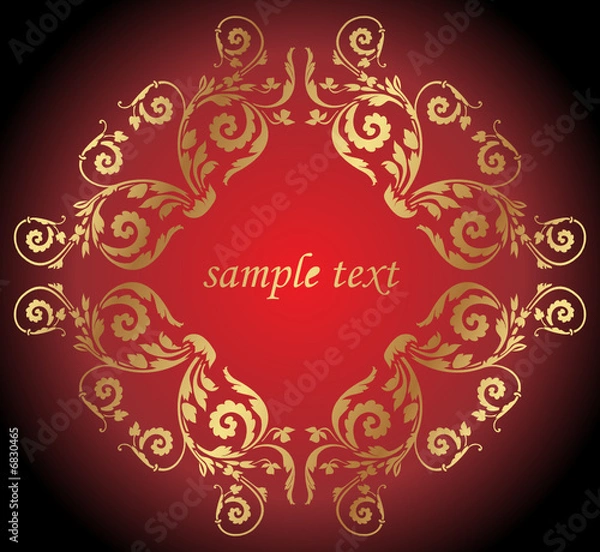 Fototapeta vector floral background