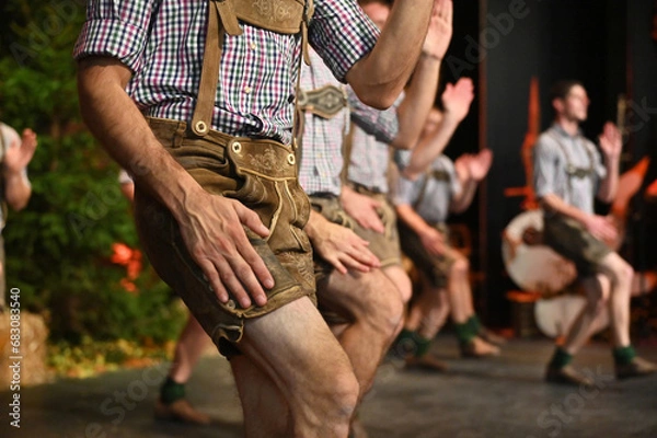 Obraz Traditional Schuhplatteln