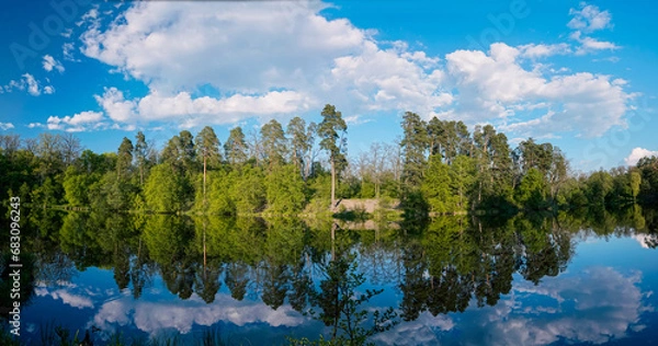 Obraz Perfect reflections in a lake