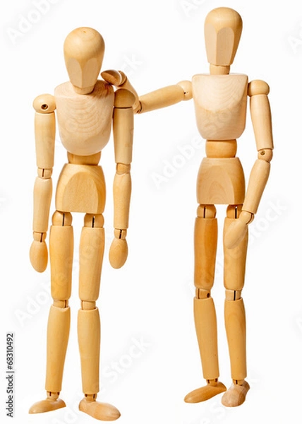 Obraz mannikin encouragement