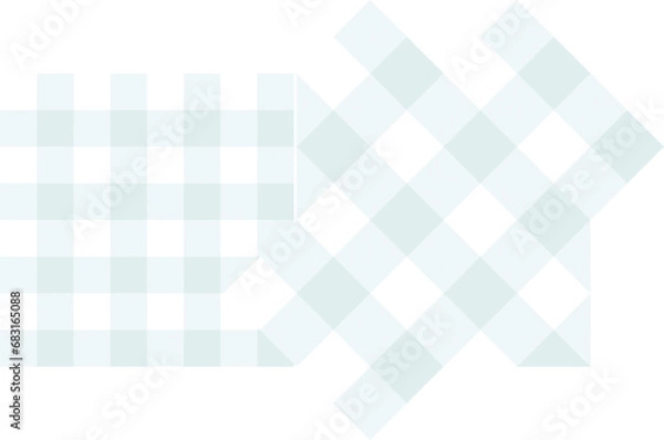 Fototapeta Vector checkered pattern or plaid pattern in white and blue. Tartan, textured seamless twill for flannel shirts, duvet covers, other autumn winter textile mills. Vector Format
