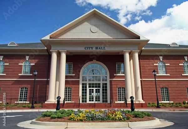 Obraz local city hall building