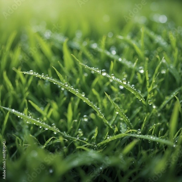 Obraz grass with dew