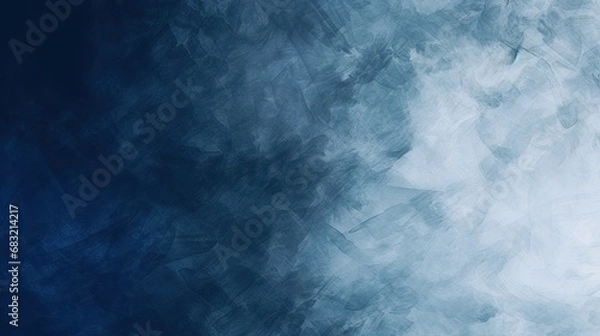 Obraz blue sky with clouds watercolor, Abstract watercolor paint background dark blue white color grunge texture for background, banner