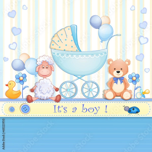Obraz Baby shower card