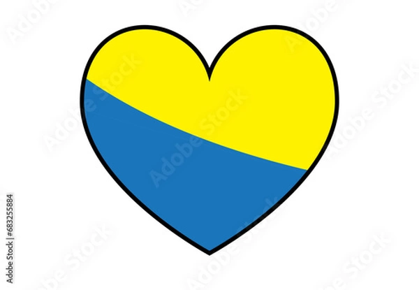 Fototapeta Heart Ukraine