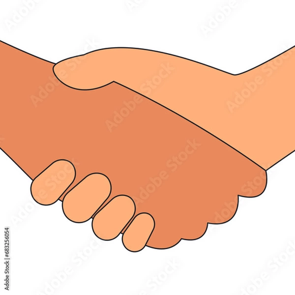 Fototapeta Handshake icon
