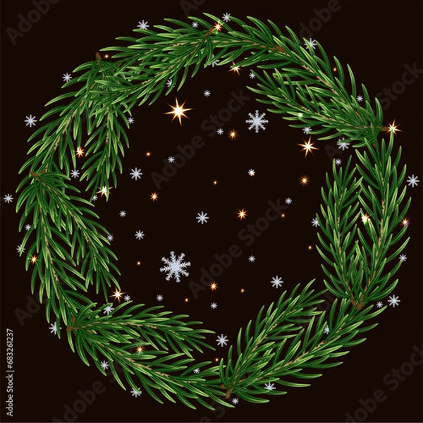 Obraz christmas wreath