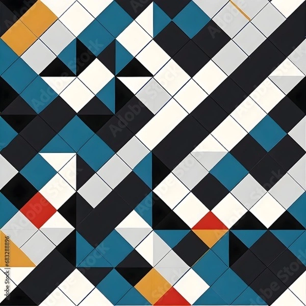 Obraz abstract geometric pattern