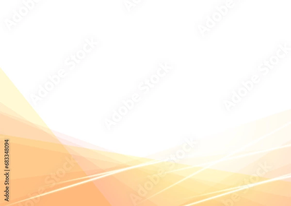 Obraz 輝くオレンジのデジタルウェーブ白背景