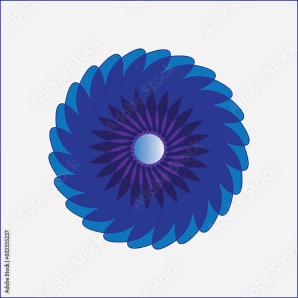 Obraz Beautiful Mandala with vector design
