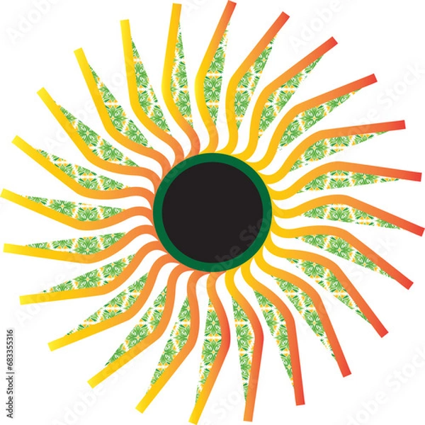 Obraz Beautiful Mandala with vector design