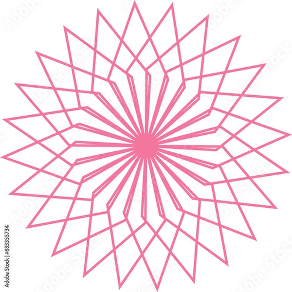Obraz Beautiful Mandala with vector design