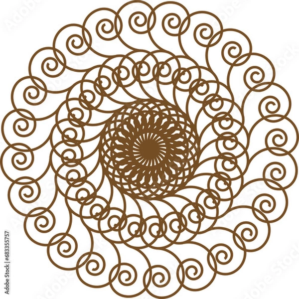 Obraz  beautiful mandala with vector design