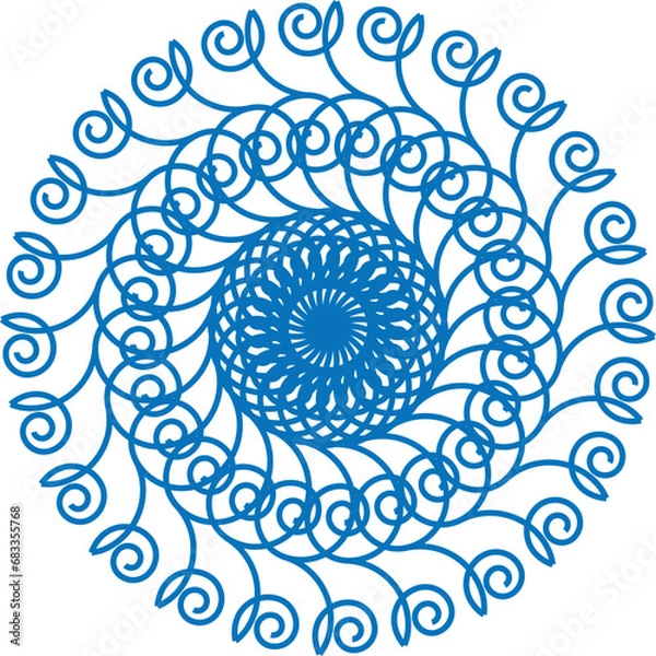 Obraz  beautiful mandala with vector design